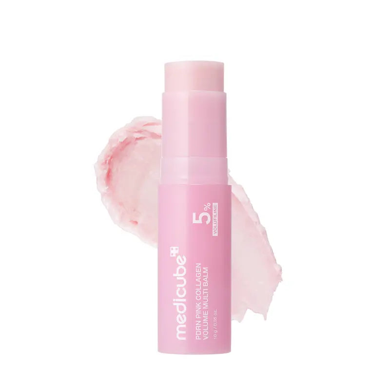 Medicube PDRN Pink Collagen Volume Multi Balm | Comprehensive Volufiline, PDRN, and NAD Treatment for Youthful Appearance, Fine Line Reduction, Firming, and Anti-Aging Care | Targeted Solutions for Under-Eyes, Neck, Forehead, Smile Lines, and Lips | Korean Skincare