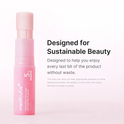 Medicube PDRN Pink Collagen Volume Multi Balm | Comprehensive Volufiline, PDRN, and NAD Treatment for Youthful Appearance, Fine Line Reduction, Firming, and Anti-Aging Care | Targeted Solutions for Under-Eyes, Neck, Forehead, Smile Lines, and Lips | Korean Skincare