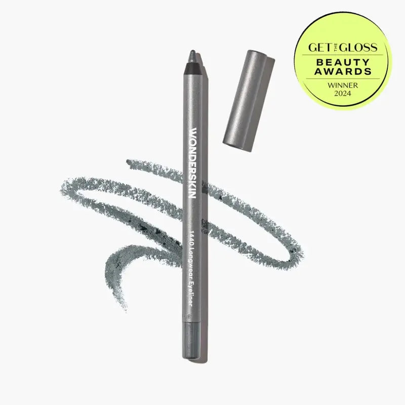 Wonderskin 1440 Longwear Eyeliner - Lightweight Waterproof Vegan Cruelty-Free 24 Hour Truglide Technology Ultra-Creamy Soft-Glide Application